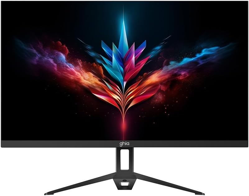 Monitor marca GHIA / 23.8 Pulgadas / LED / IPS / FULL HD 1920 X 1080 / FRAMELESS / 100 HZ / VGA / HDMI